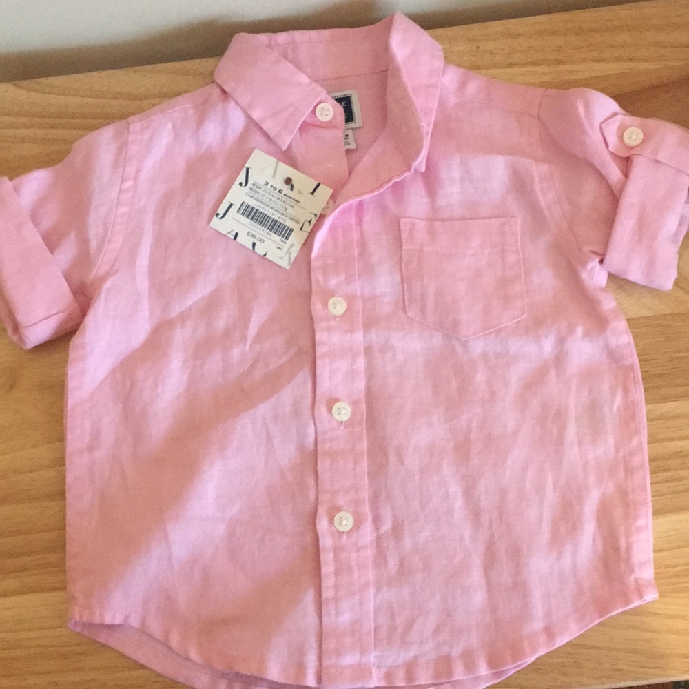 Button down infant shirt